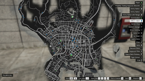 gta5atm机分布在哪里 gta5atm机地图分布位置一览