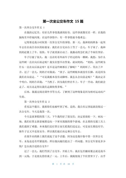 坐公交车日了两个小时文章